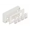 Delock 81333 Easy 45 Aufputzgehäuse für 4 Module, Weiß, 152 × 82 mm