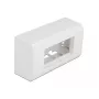 Delock 81333 Easy 45 Aufputzgehäuse für 4 Module, Weiß, 152 × 82 mm