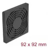 Lüftergitter DELOCK 67312, ABS schwarz, 96,5×96,5 mm, Montagemuster 92,5×92,5 mm