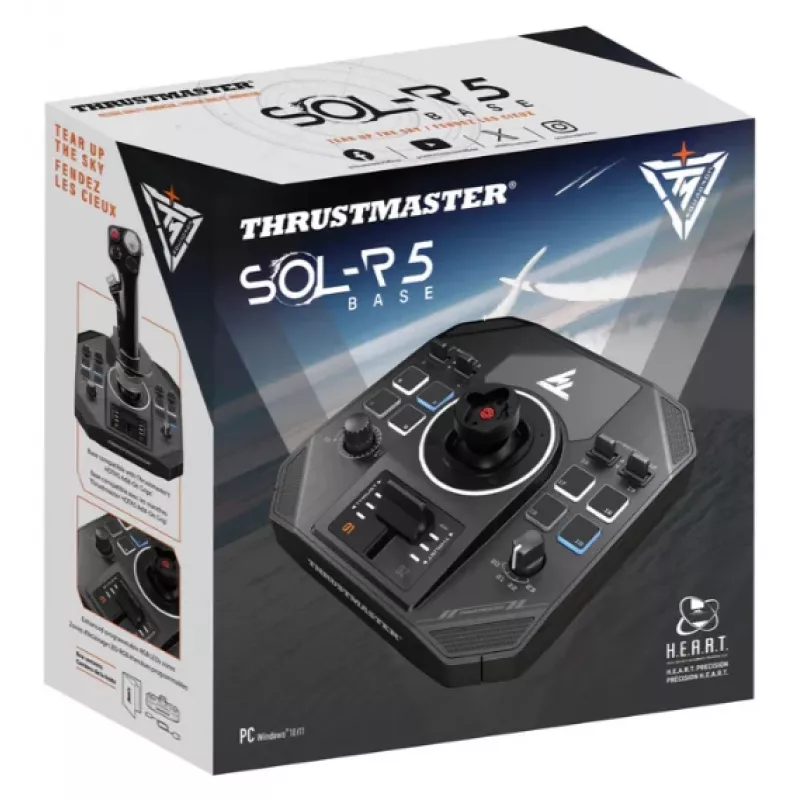 Thrustmaster SOL-R 5 Base Joystick-Basis, Schwarz, USB-C