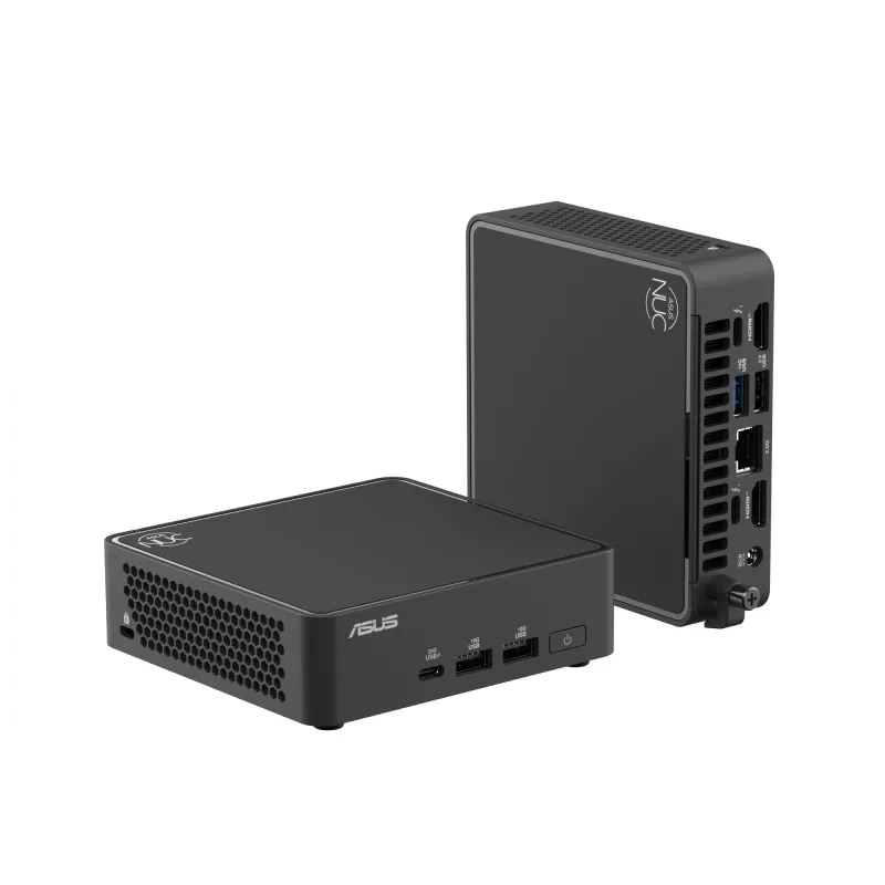 ASUS NUC RNUC15CRKU5063C2 Intel Core Ultra 5 225H 16 GB DDR5-SDRAM 512 GB SSD Windows 11 Pro Mini-PC Schwarz