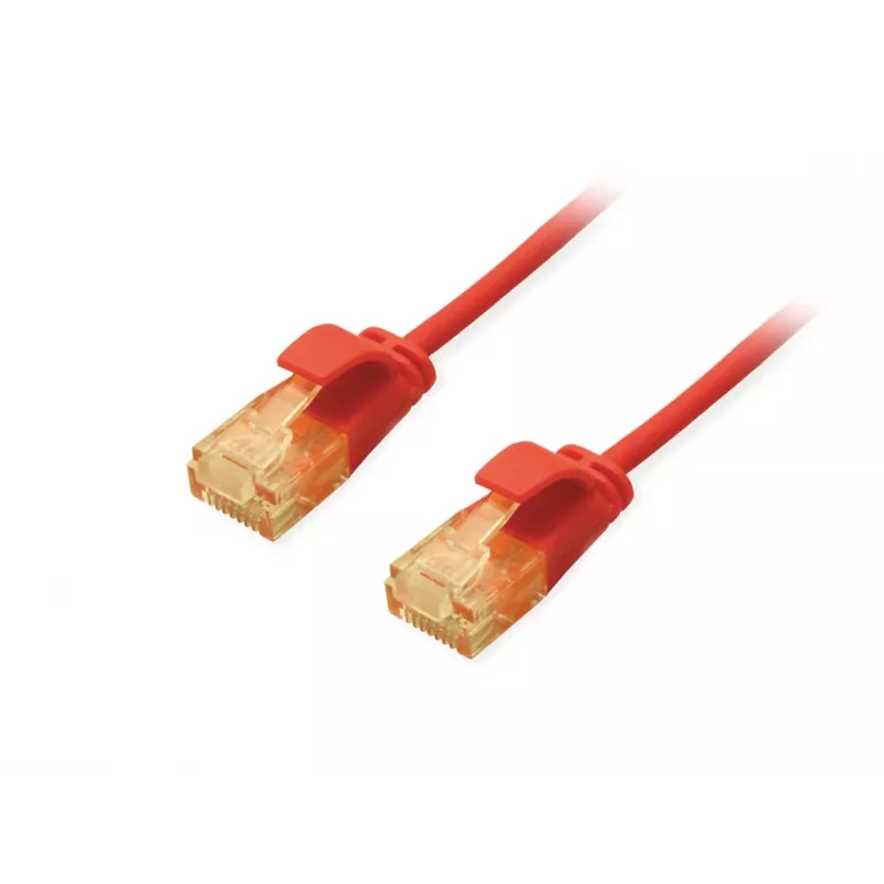 Equip Cat.6A U/UTP schlank Patchkabel 3,0 m Rot 10000 Mbit/s