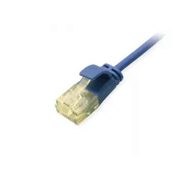 Equip Cat.6A U/UTP schlank Patchkabel 0,15m Blau 10000 Mbit/s