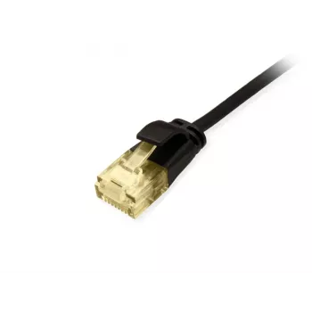 Equip Cat.6A U/UTP schlank-Patchkabel, 1,5 m, Schwarz