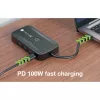 Techly IDATA USBC-HUB5WL AV-Extender AV-Sender & -Empfänger Schwarz