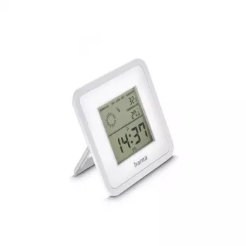 Hama Borneo Elektronisches Umgebungsthermometer Innenbereich Weiß