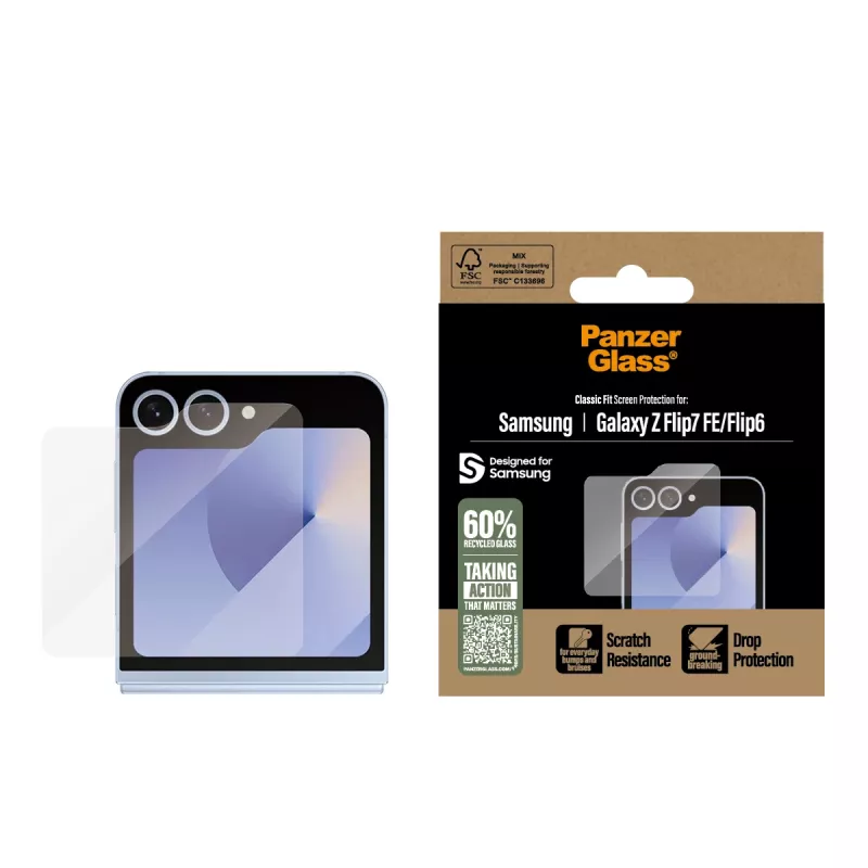 PanzerGlass Classic Fit Displayschutz Samsung Galaxy Z Flip6, 7368