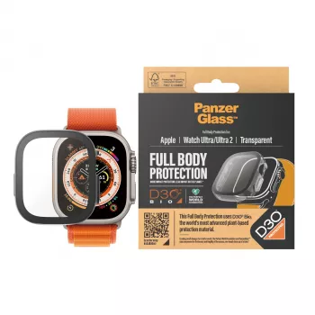 PanzerGlass ® Full Body Transparent mit D3O® Apple Watch Ultra | Ultra 2 | 49mm