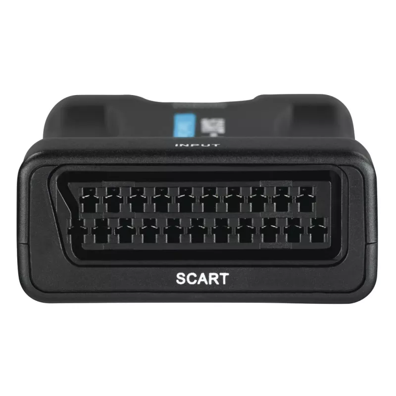 Hama 00121775 SCART-auf-HDMI-Videokonverter, 1080p, schwarz
