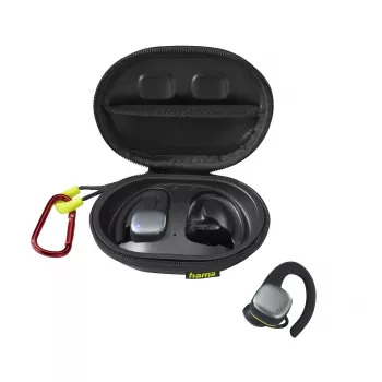 Hama Spirit Athletics Headset True Wireless Stereo (TWS) Ohrbügel Sport Bluetooth Schwarz