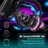 JBL Quantum One kabelgebundenes Over-Ear-Gaming-Headset, aktive Geräuschunterdrückung, USB-C, 3,5 mm, 20 - 20000 Hz, schwarz