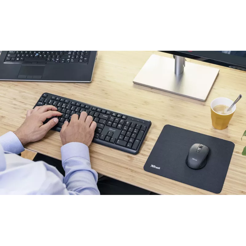 Trust Ody Tastatur Office RF Wireless QWERTZ Deutsch Schwarz