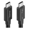 Hama USB-C Thunderbolt 5 Kabel 80 Gbit/s, 5 A, 240 W, 8K, 1 m