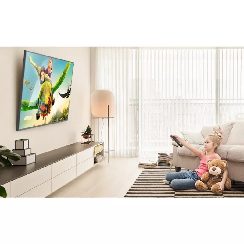 Techly ICA-PLB 261M TV-Halterung/Standfuß 142,2 cm (56 Zoll) Schwarz