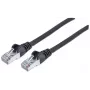 Intellinet Netzwerk-Patchkabel, Cat6, 2 m, Schwarz, Kupfer, S/FTP, LSOH / LSZH, PVC, RJ45, vergoldete Kontakte, Knickschutz, Tüllenentlastung, lebenslange Garantie