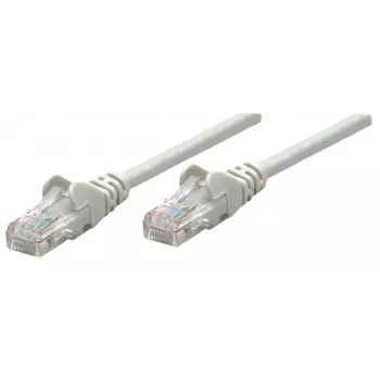 Intellinet Netzwerk-Patchkabel, Cat6, 1,5 m, Grau, Kupfer, S/FTP, LSOH/LSZH, PVC, RJ45, vergoldete Kontakte, rastnasenfreier Stecker, Knickschutztülle, lebenslange Garantie