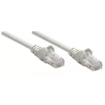 Intellinet Netzwerk-Patchkabel, Cat6, 1,5 m, Grau, Kupfer, S/FTP, LSOH/LSZH, PVC, RJ45, vergoldete Kontakte, rastnasenfreier Stecker, Knickschutztülle, lebenslange Garantie