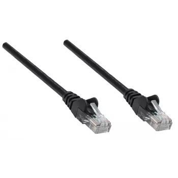 Intellinet Netzwerk-Patchkabel, Cat6A, 20 m, Schwarz, Kupfer, S/FTP, LSOH / LSZH, PVC, RJ45, vergoldete Kontakte, rastnasenschutz, Knickschutztülle, lebenslange Garantie