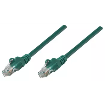 Intellinet Netzwerk-Patchkabel, Cat6A, 0,25m, Grün, Kupfer, S/FTP, LSOH / LSZH, PVC, RJ45, vergoldete Kontakte, rastnasenfrei, Knickschutzhülle, lebenslange Garantie