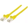 Intellinet Netzwerk-Patchkabel, Cat6A, 5 m, Gelb, Kupfer, S/FTP, LSOH / LSZH, PVC, RJ45, vergoldete Kontakte, Knickschutz, vergossen, Lebenslange Garantie