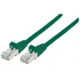 Intellinet Netzwerk-Patchkabel, Cat6, 7,5 m, Grün, Kupfer, S/FTP, LSOH/LSZH, PVC, RJ45, vergoldete Kontakte, rastnasenschutz, Knickschutz, lebenslange Garantie