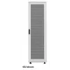 Intellinet 715454 Basic 19-Zoll-Netzwerkschrank, freistehend, 36U, 600x1000 mm (B x T), Höhe 1766 mm, bis 600 kg, abschließbar, verstellbare Füße, Flatpack, Grau RAL 7035