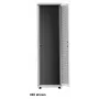 Intellinet 715478 Basic 19-Zoll-Netzwerkschrank, freistehend, 42U, 600x1000 mm (B x T), Höhe 2033 mm, bis 600 kg, abschließbar, verstellbare Füße, Flatpack, Grau RAL 7035