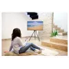 Hama 00220870 Staffelei-TV-Ständer, freistehend, höhenverstellbar, bis 75 Zoll (190,5 cm), VESA 600x400, bis 40 kg, Schwarz