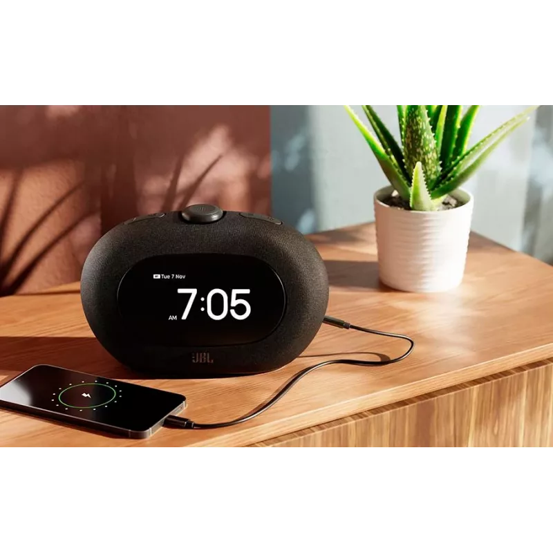 Uhrenradio JBL HORIZON 3 — DAB/DAB+/FM, 5W RMS, 65–20000 Hz, LCD-Display, Drehregler, schwarz