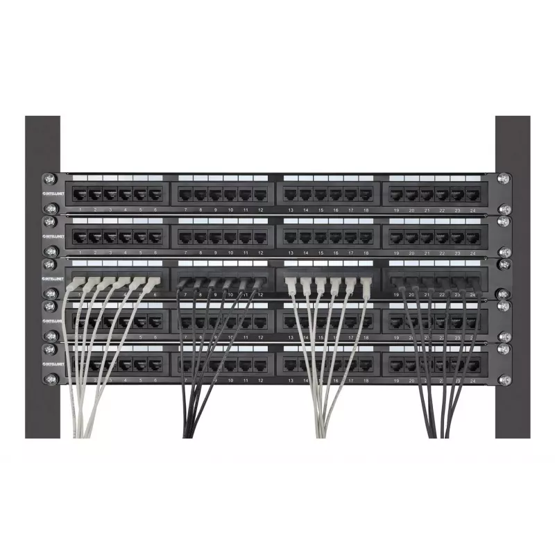 Intellinet 745123 Netzwerkkabel Grau 0,5 m Cat6a F/FTP (FFTP)