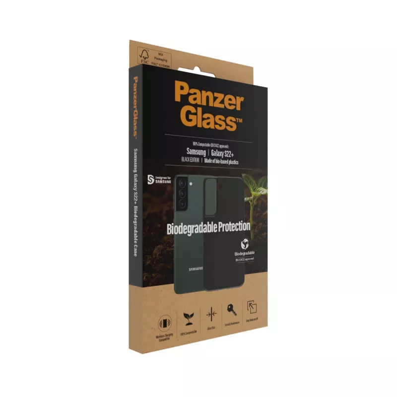Hülle PanzerGlass Samsung Galaxy S22 Plus Schwarz Biologisch abbaubar