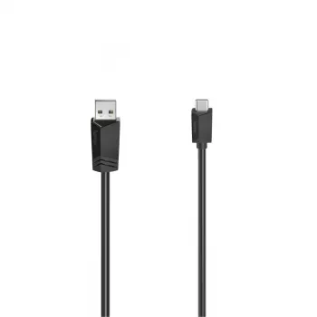 Hama 00200633 USB-Kabel USB 2.0 3 m USB-C USB-A Schwarz