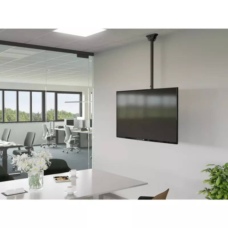 Hama 00220878 TV-Deckenhalterung, schwenkbar/neigbar, höhenverstellbar, 165 cm (65 Zoll), VESA 400x400, bis 50 kg