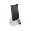 Ergonomic Solutions SKS001-32 SpacePole DuraTilt Frontplatte für Samsung Kiosk, Weiß