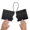 R-Go Tools Ergonomische Tastatur R-Go Split Break mit Pausensoftware, ergonomische geteilte Tastatur, AZERTY (FR), Bluetooth, schwarz