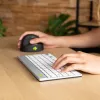 R-Go Tools Ergonomische Tastatur R-Go Compact Break, kompakte Tastatur mit Pausensoftware, AZERTY (BE), Bluetooth, weiß