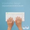 R-Go Tools Ergonomische Tastatur R-Go Compact Break, kompakte Tastatur mit Pausensoftware, AZERTY (BE), Bluetooth, weiß