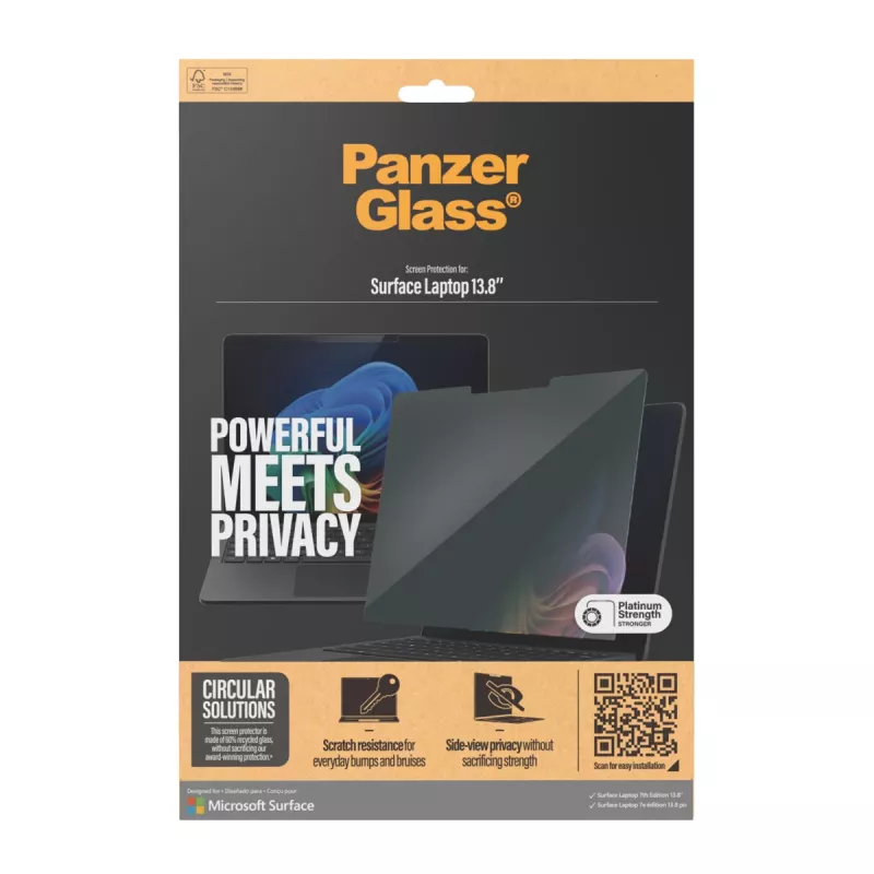 PanzerGlass P6275 Blickschutzfilter für Microsoft Surface Laptop