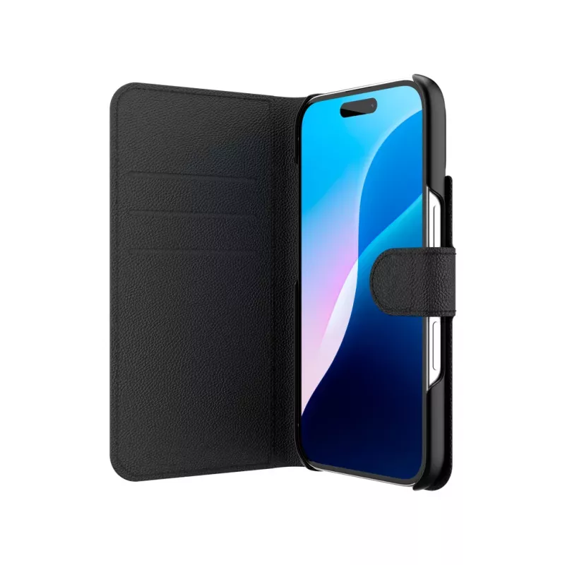 iFrogz 302315354 Defence Hülle Folio für Apple iPhone 16, Schwarz