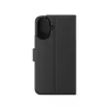 iFrogz 302315354 Defence Hülle Folio für Apple iPhone 16, Schwarz