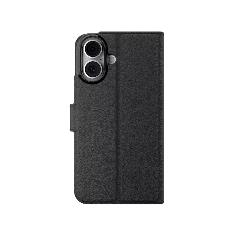 iFrogz 302315354 Defence Hülle Folio für Apple iPhone 16, Schwarz