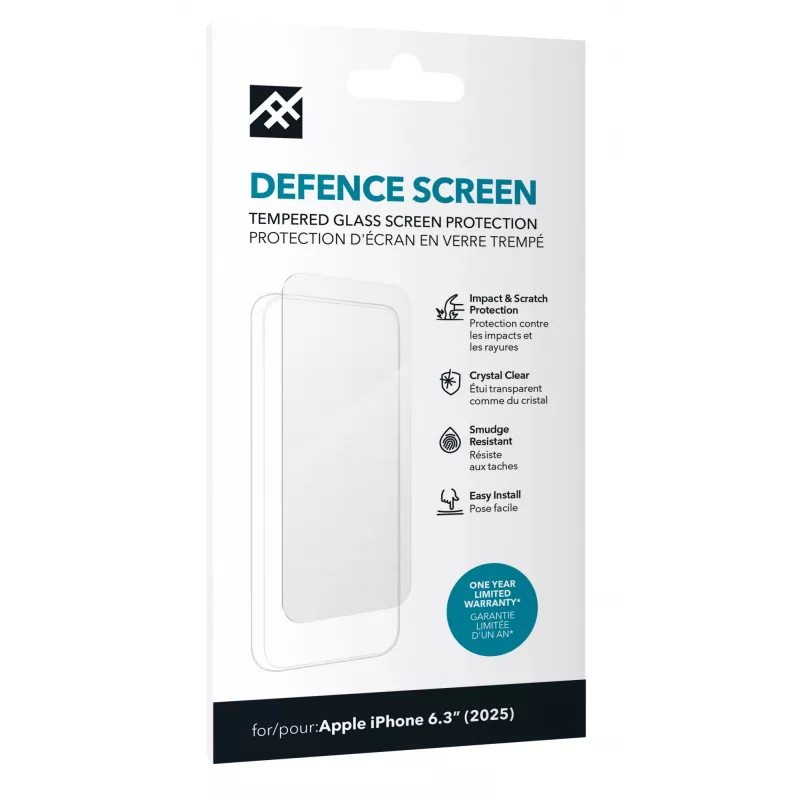 ZAGG Defence Glass für iPhone 17, Apple, iPhone 17, Stoßfest, Kratzfest, 1 Stk.