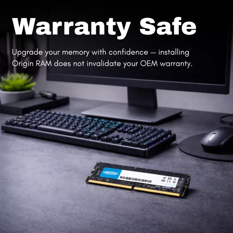 Origin Storage 4GB DDR3 1600MHz UDIMM 1Rx8 Non-ECC 1,35V