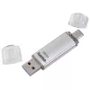 Hama FlashPen C-Laeta USB-Stick 16 GB, USB 3.0 / USB Typ-C, Silber