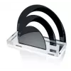 Dokumentenhalter WEDO 60 3001 Acryl Schwarz Transparent