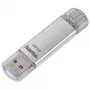 Hama FlashPen C-Laeta 00124162 USB-Stick, 32 GB, USB 3.0 / USB Type-C, Silber