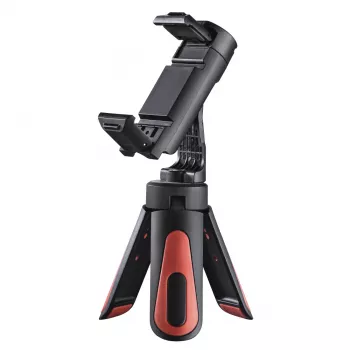 Hama Pocket II Rotation Stativ Smartphone/Tablet 3 Beine Schwarz, Rot
