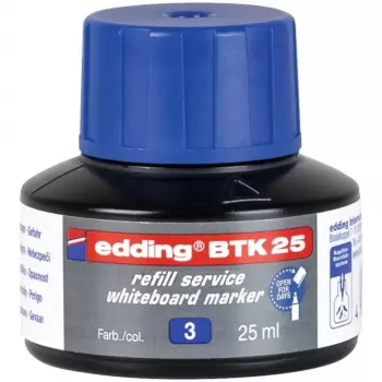 Marker-Nachfülltinte Edding BTK-25 blau 25 ml, Ersatztinte für Marker