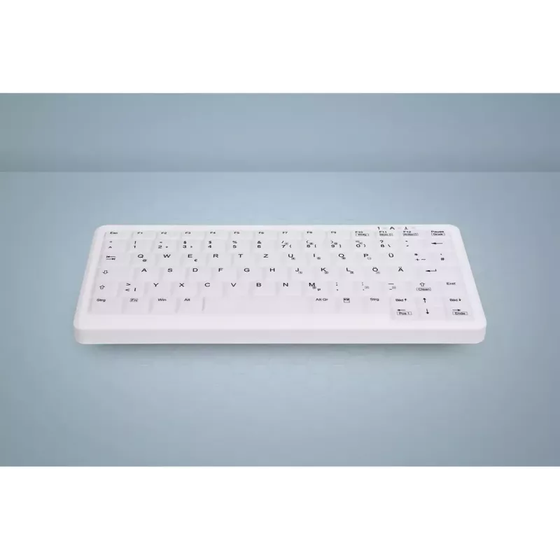 Tastaturschutz Active Key AK-C4110 — Silikon, deutsches Layout, 291×139×25 mm, weiß