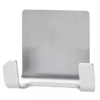 tesa Powerstrips Wave wasserfester Haken, Weiß, Kunststoff (59701)